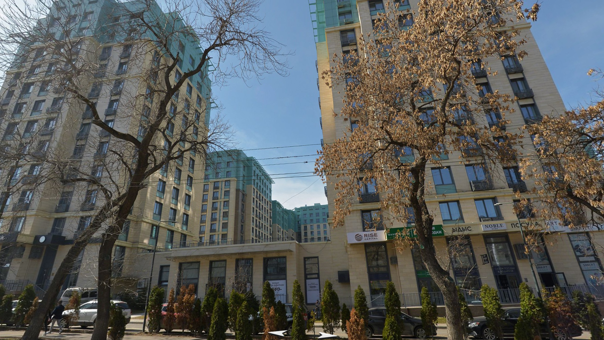 В Алма-Ате, в городе с сейсмозоной, между прочим, в 9 и 10 баллов вот так понапиханы дома в человейниках. Погребет ведь. А уж какие прекрасные виды из окон там во дворе на соседские *опы.