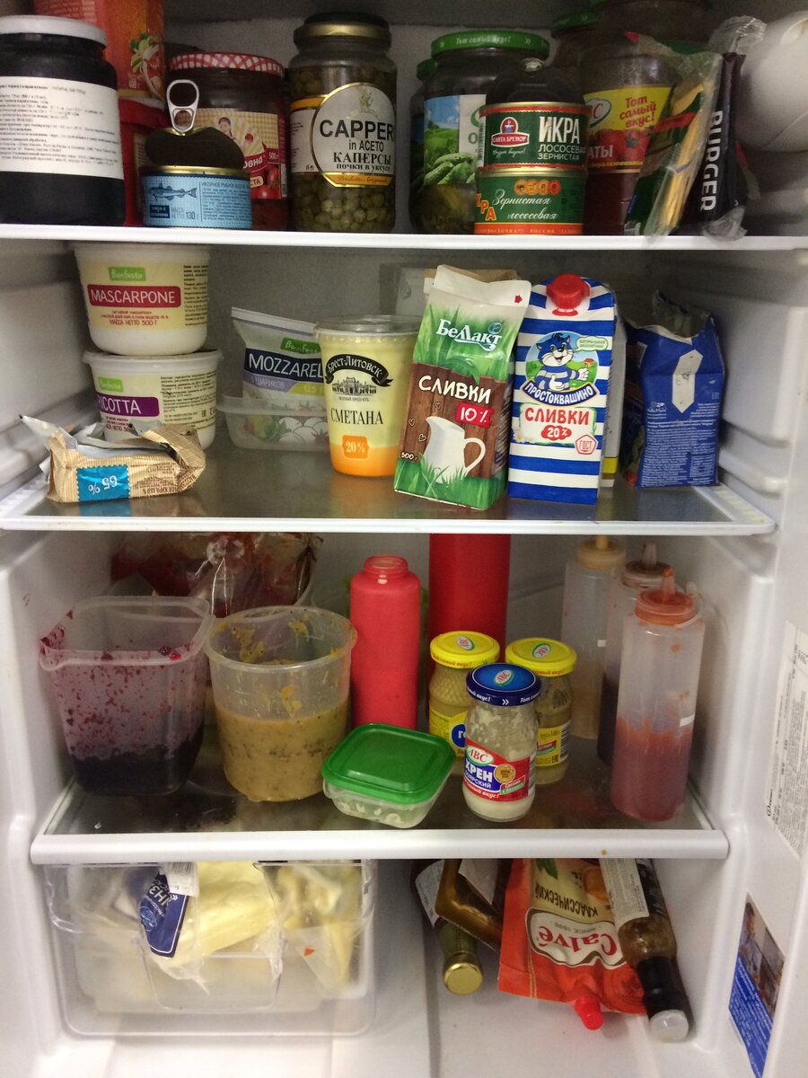 Вот так Выглядит наш холодильник и мой порядок