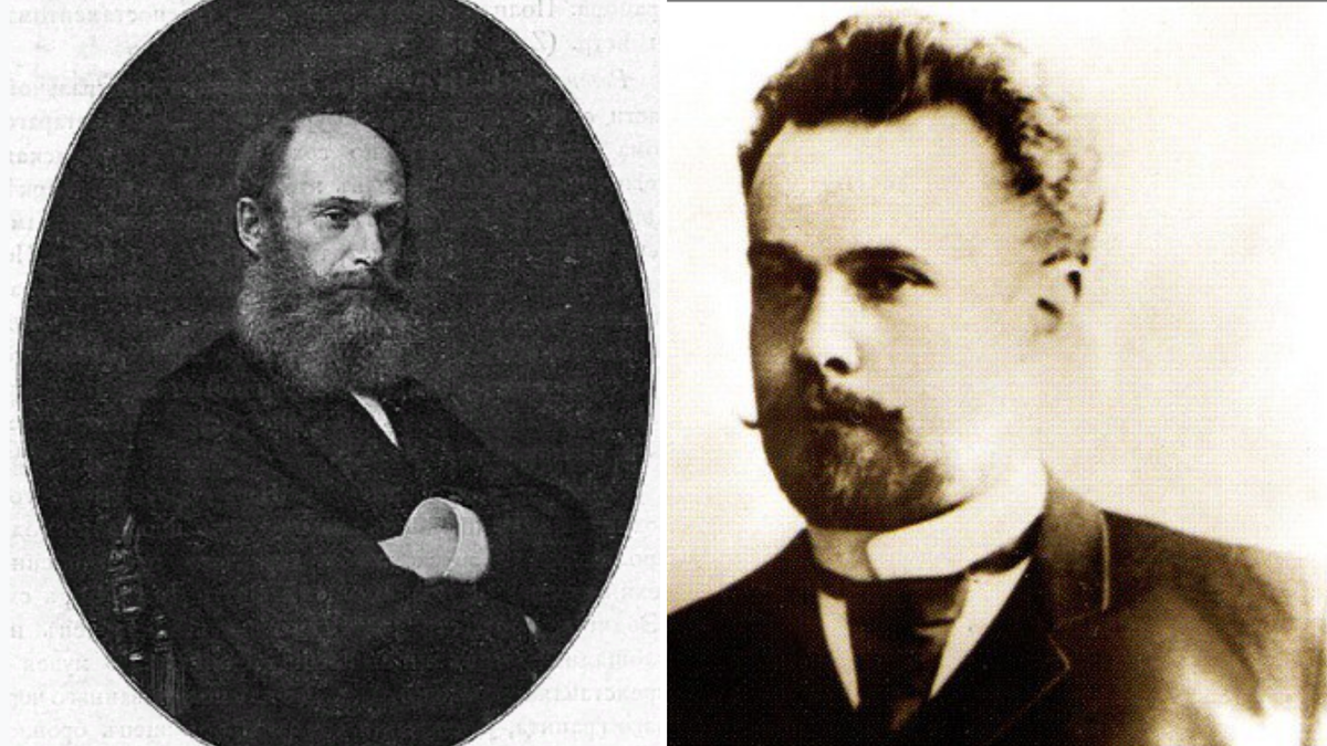 Слева отец - Василий Иванович, справа Василий Васильевич Шауб. Фото https://ru.wikipedia.org