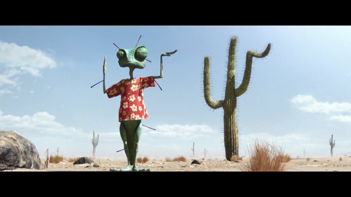 Кадр из мультфильма "Ранго"