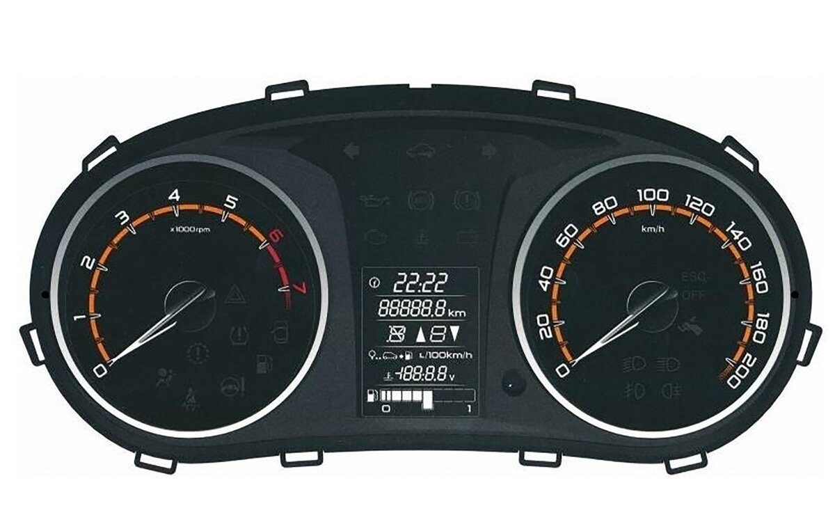 Комбинация приборов лада гранта