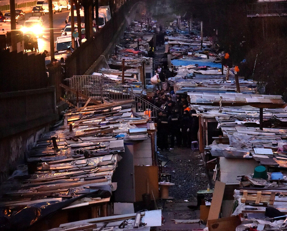 Трущобы в Париже