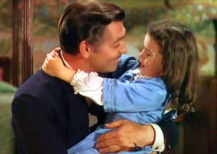 Кадр из фильма "Унесённые ветром" - дочь Р.Б - Бонни Блу 