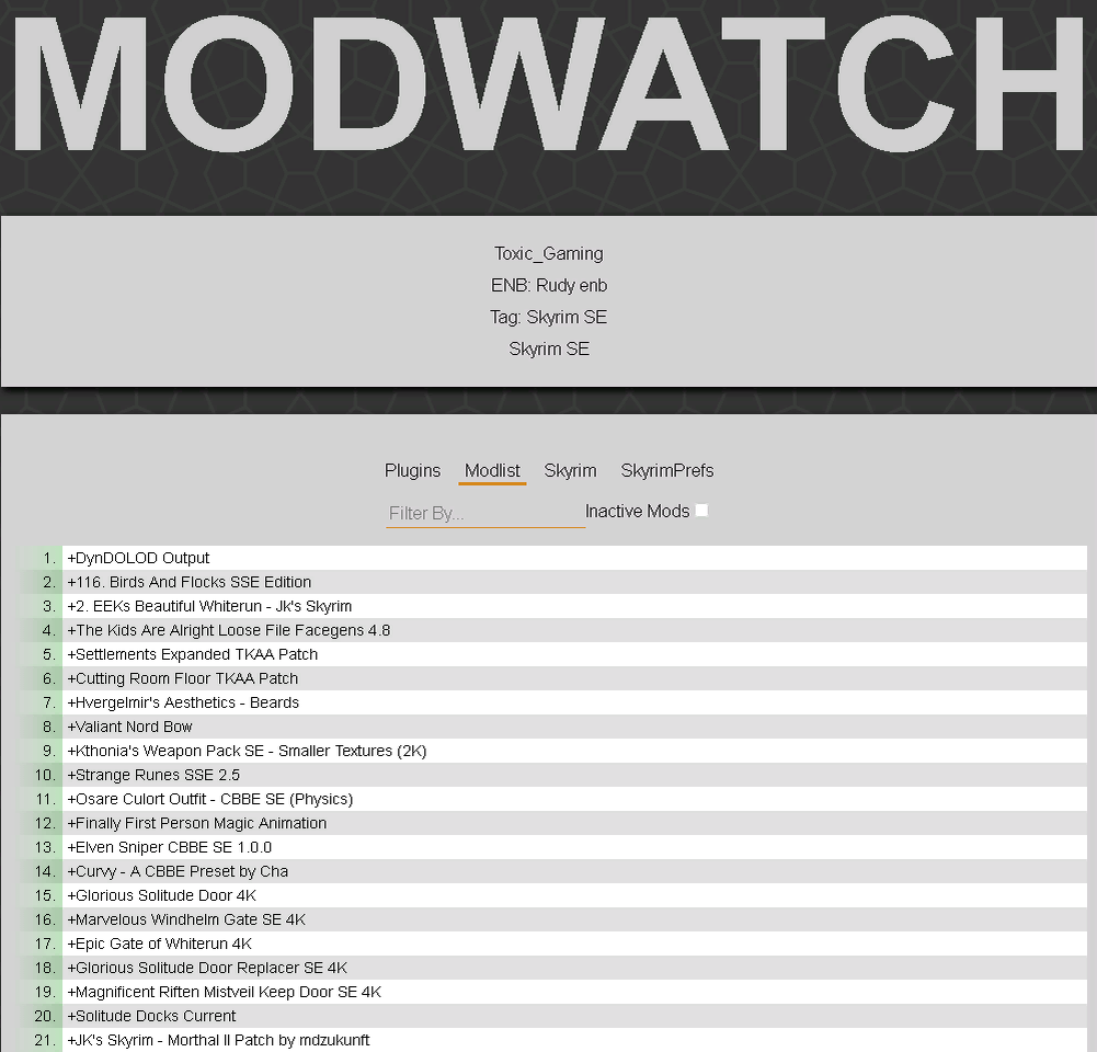 на самом деле там более 200-ста модов (включая различные ретекстуры)