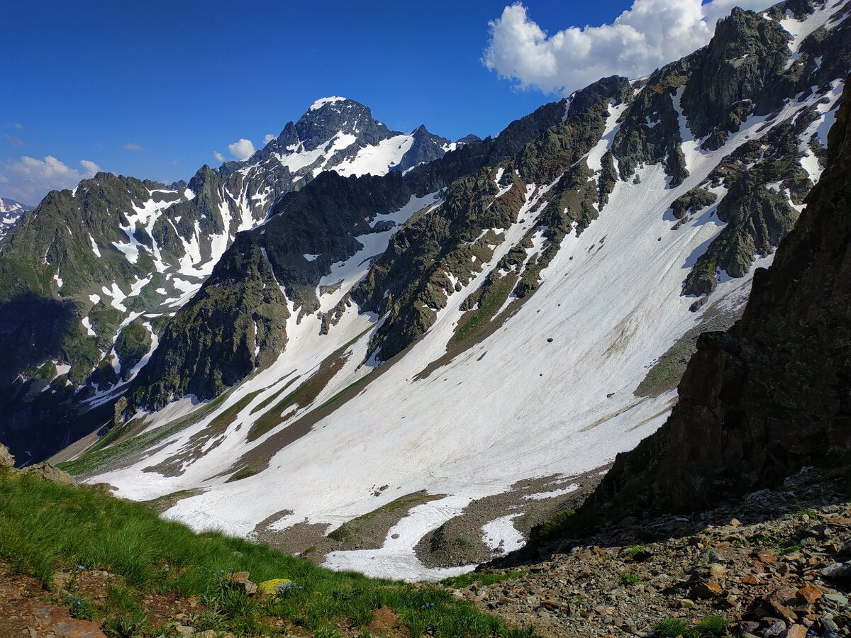 Тропа перед перевалом Иркиз
