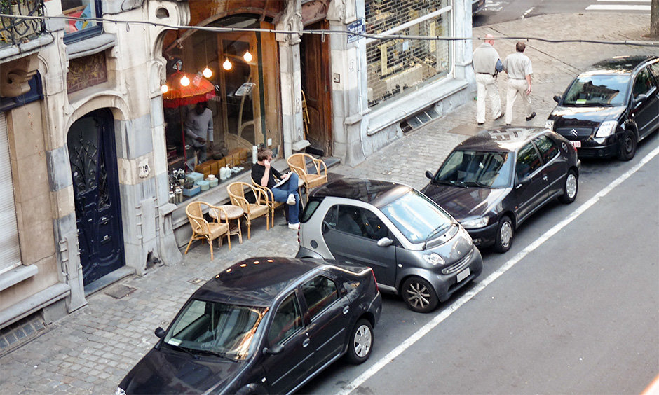 Вполне рациональный способ парковки