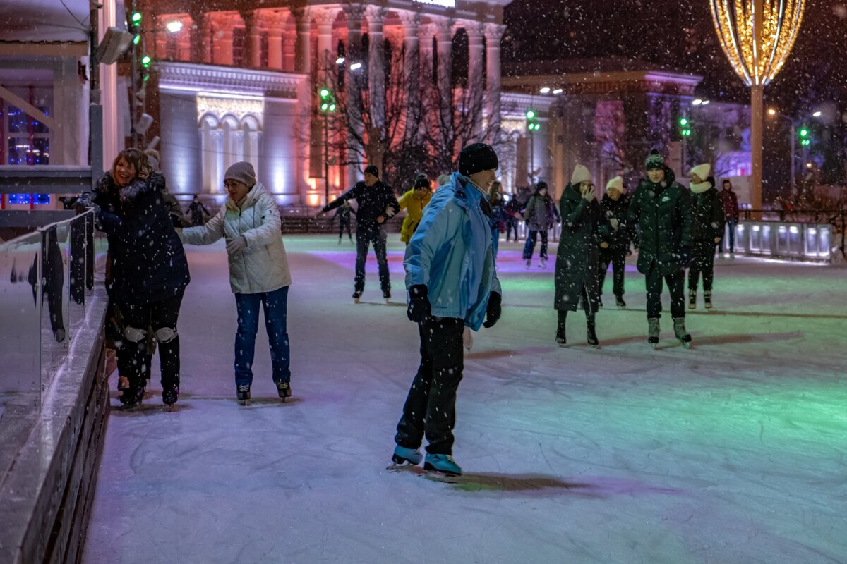 Катание на вднх