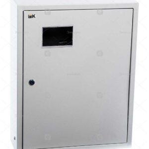 Щит навесной IEK ЩУРН-3/18-1 18 модулей и место под трехфазный электронный счетчик;