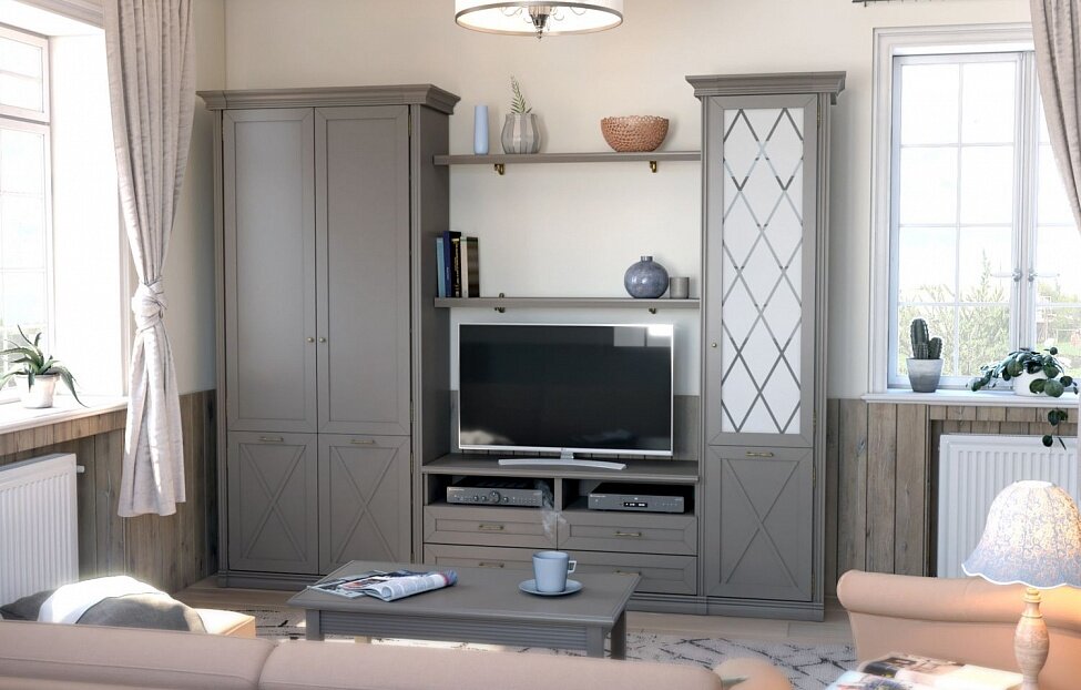 Гостиная Кантри 9 - www.angstrem-mebel.ru