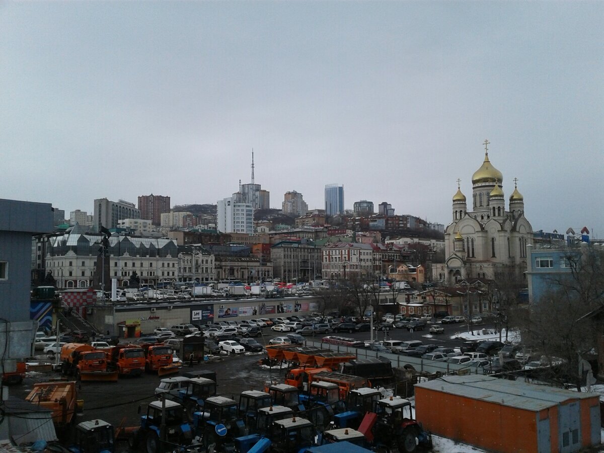 Вид на центр Владивостока