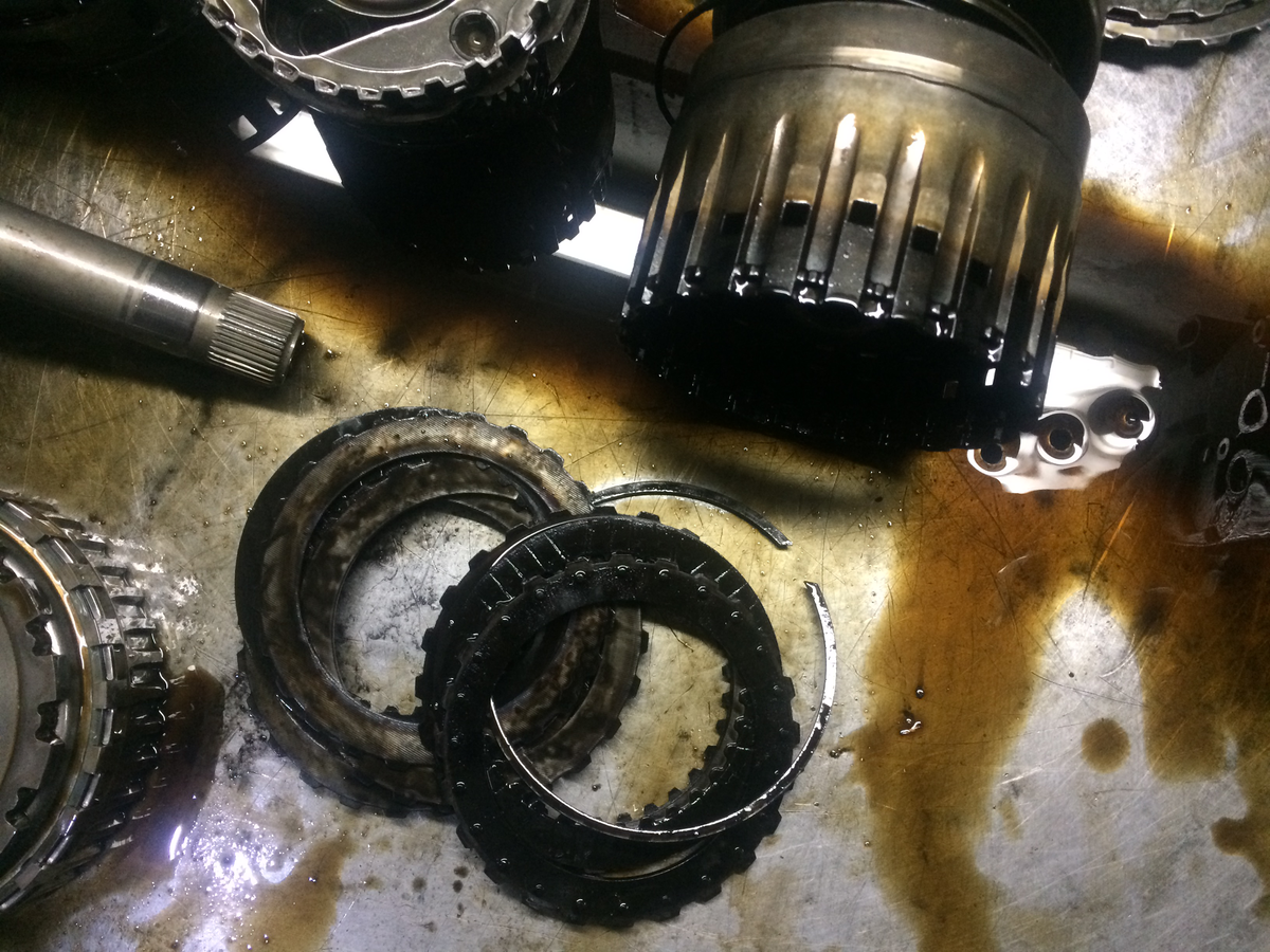 Сгорел пакет фрикционов