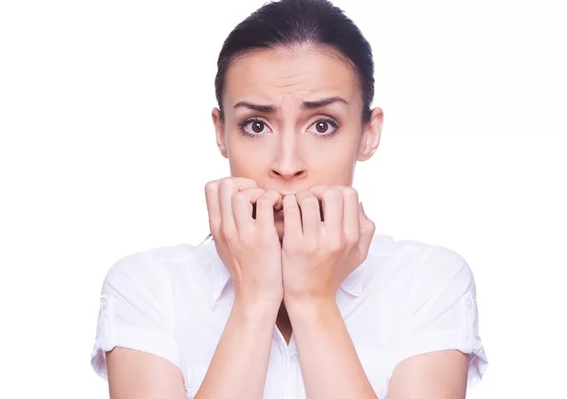 Женщина в панике. Картинка из интернета.