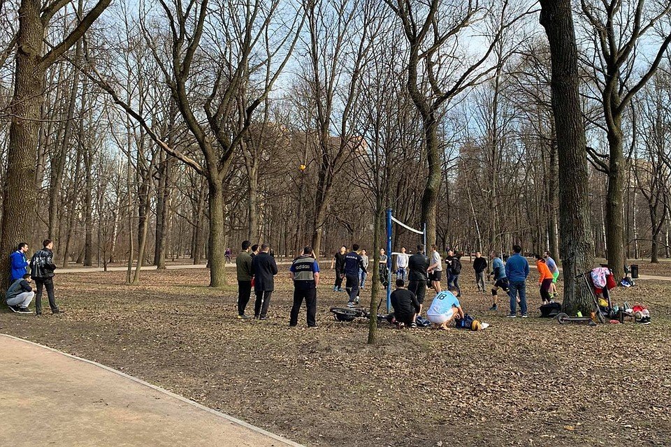 Парк "Дубки", 29.03.2020