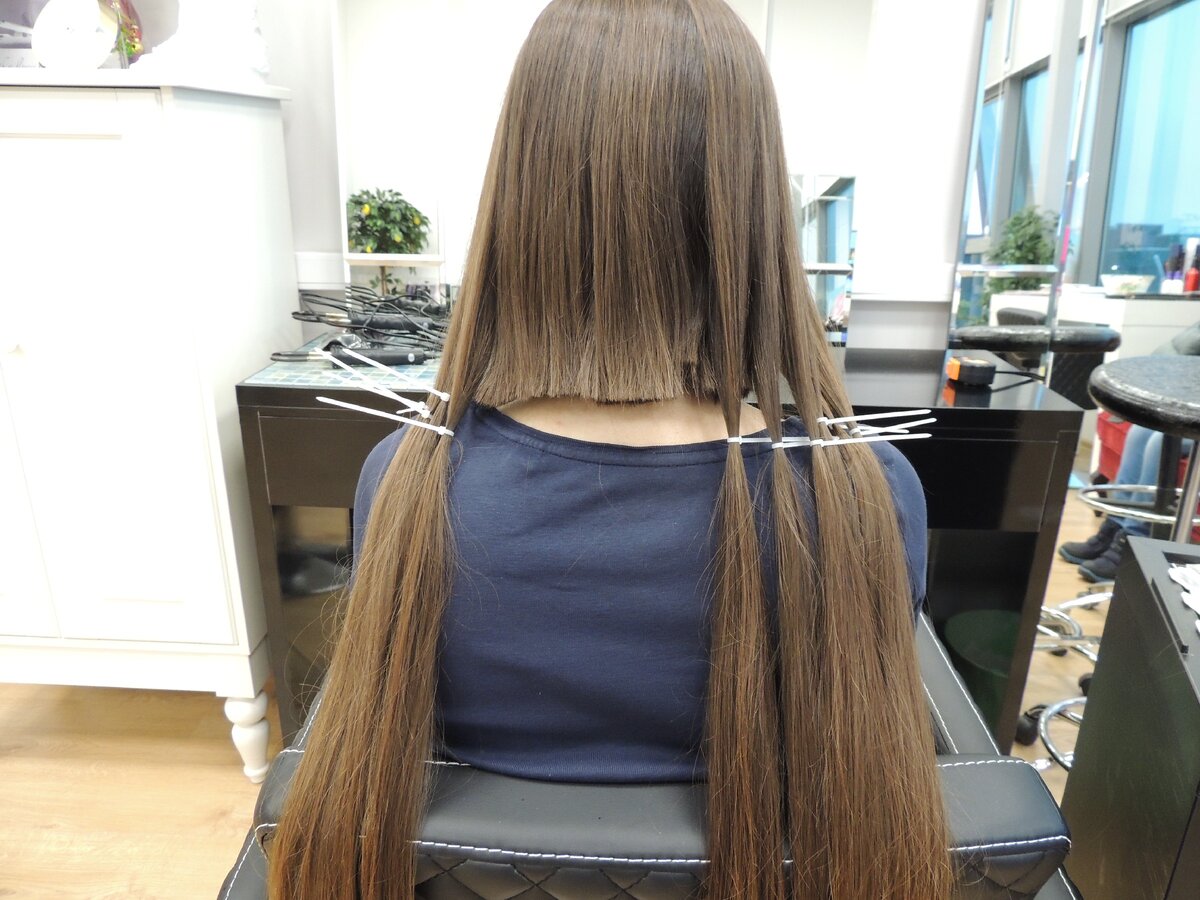 Вот так жутко выглядит обстригание волос для донорства