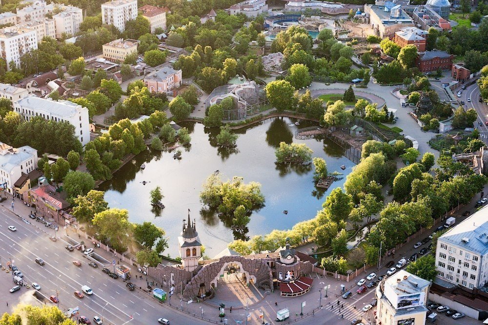 Московский зоопарк. Вид сверху (m.fotostrana.ru)