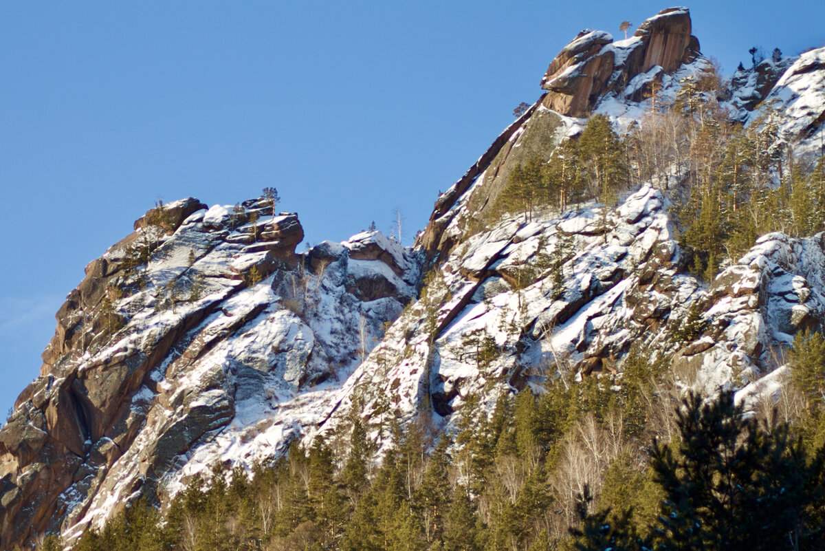 Красноярские Столбы, зима 2020