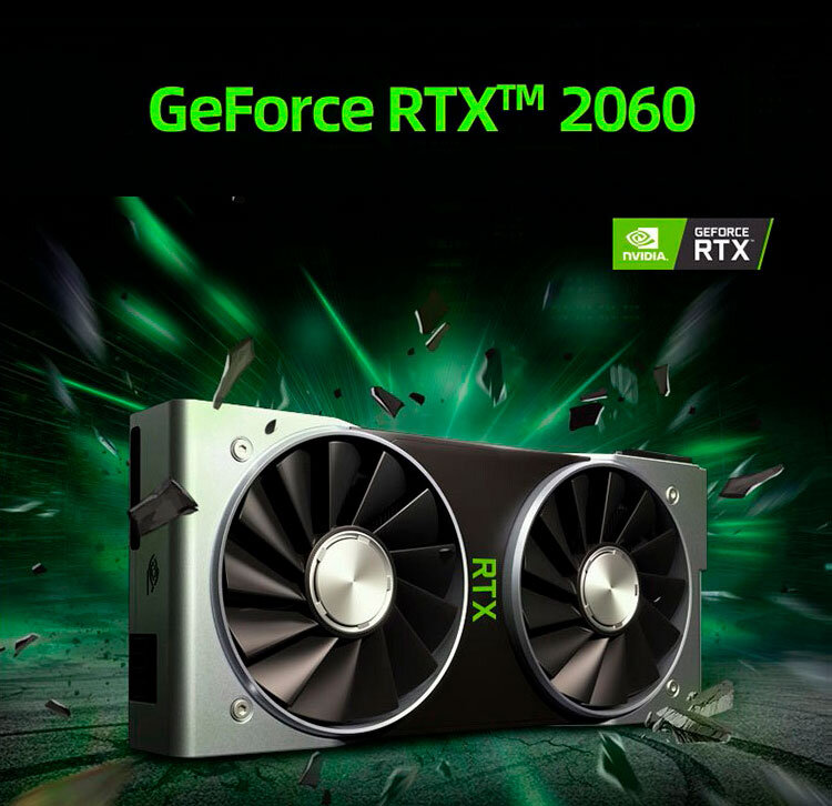 Имиджевая визуализация видеокарт NVidia GeForce RTX 2060