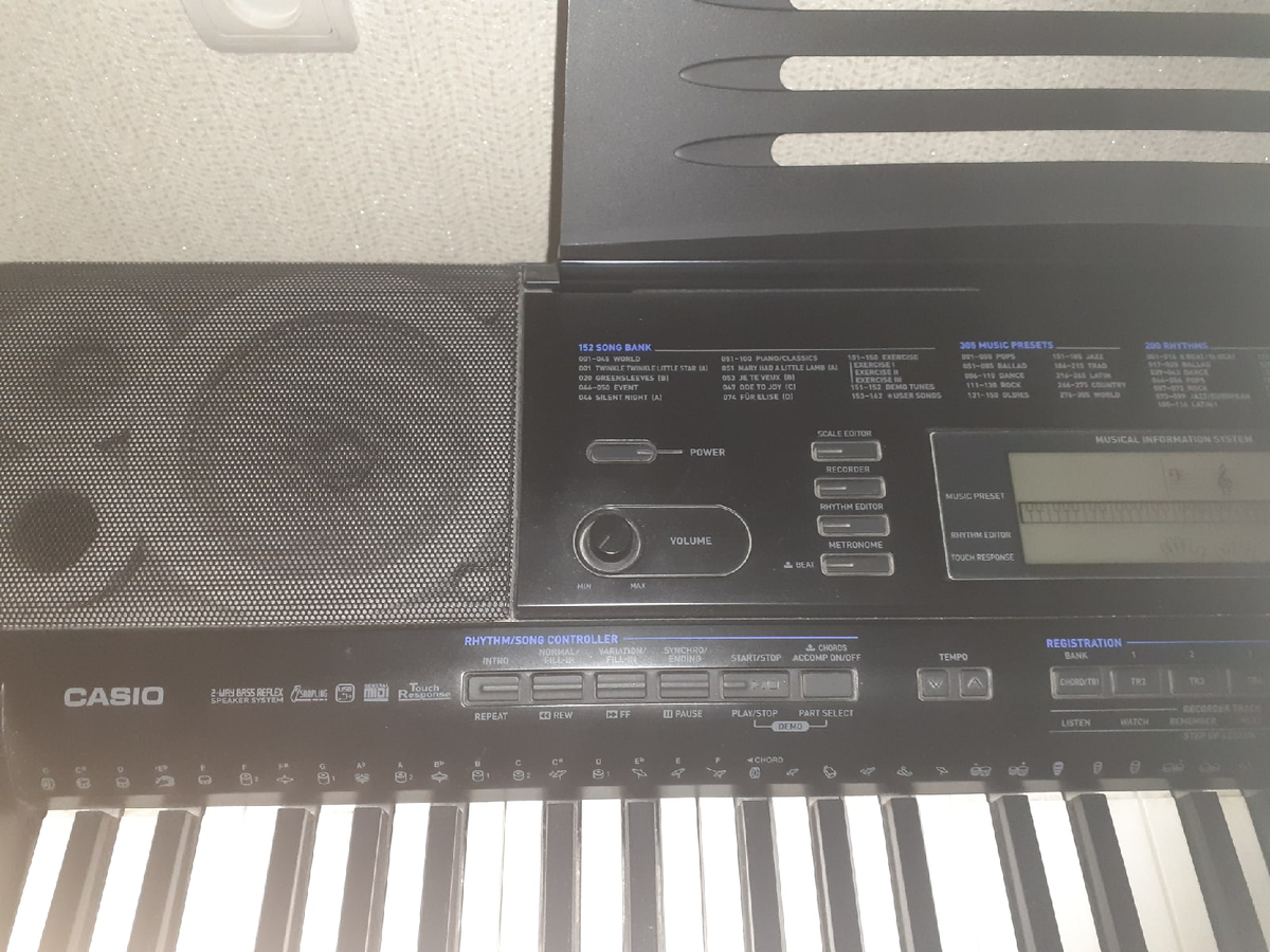 Колонки у этого синтезатора очень хорошие