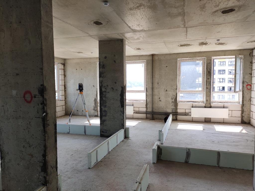 Квартира "в бетоне". Фото из личного архива Ольги Чайки.