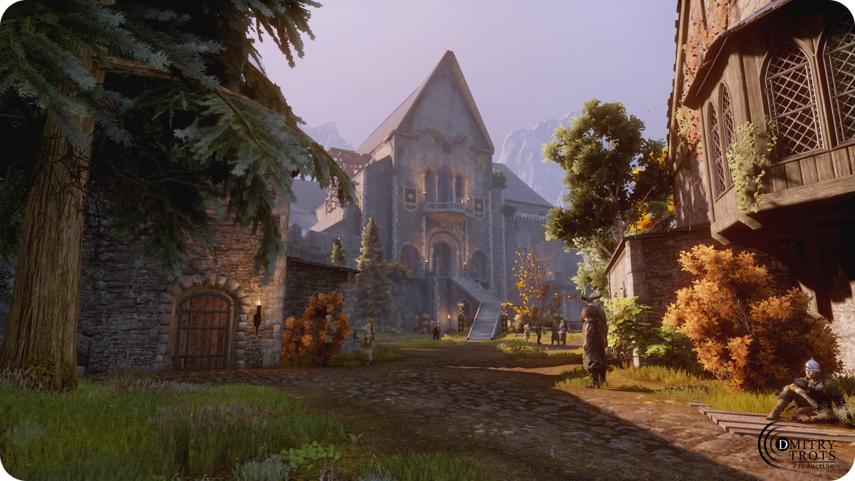 Скриншот экрана из видеоигры Dragon Age: Inquisition.