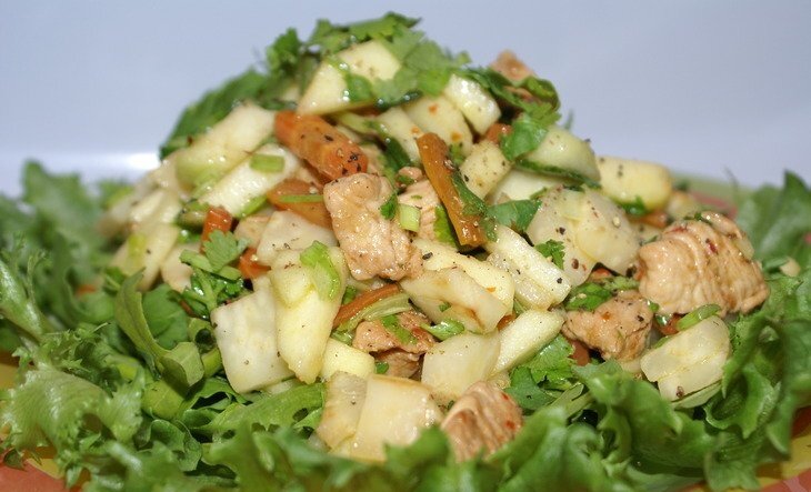 Рыбный салат на праздничный стол – пошаговый рецепт приготовления с фото