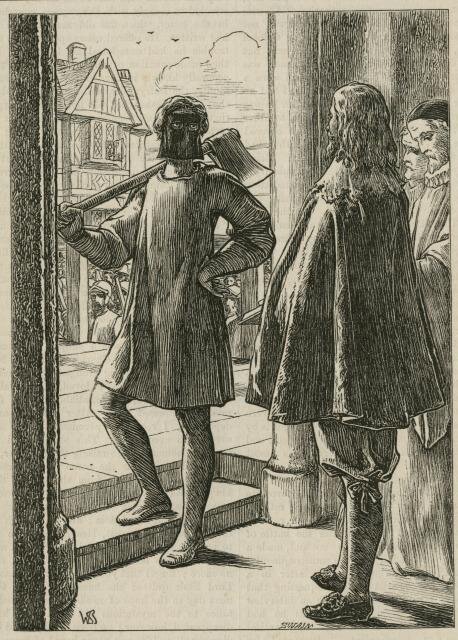 Кто казнил Карла I. Уильям Шекспир Бертон. 1860 г. 