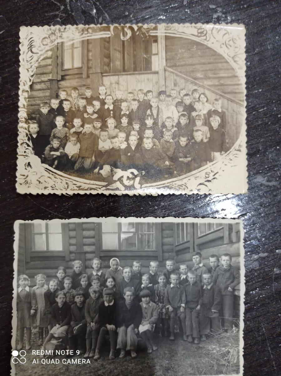 Фотографии моей прабабушки. На школьном дворе. 