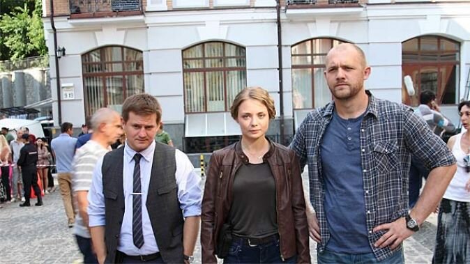 Фото со съёмок сериала "Мажор". 