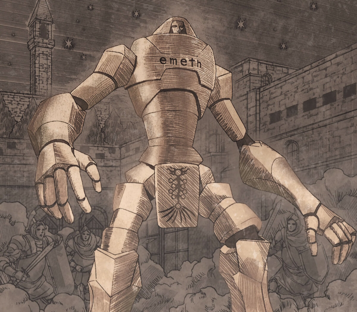 Первая версия недоГолема