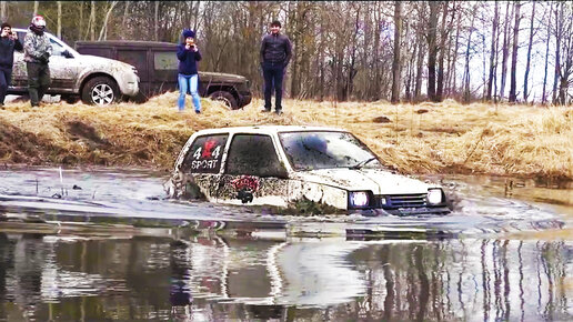 Редчайшая Ока амфибия. Покорение бездорожья и водной преграды, УАЗ так не сможет.