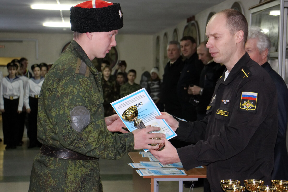 Мой сын - участник морского многоборья