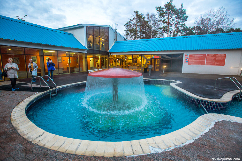 База отдыха "Верхний бор". Бассейн. Тюмень. Фото автора статьи  