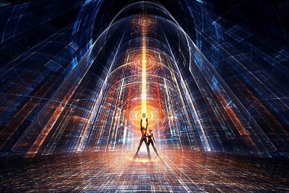 ...те люди, которые перейдут в четвёртое измерение, они подключатся к огненному потоку планетарного портала