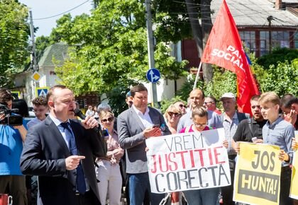    Протесты ПСРМ Партия Социалистов Республики Молдова
