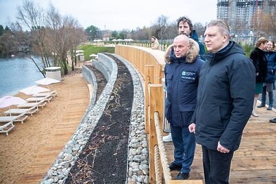    Благоустройство «Живописной бухты» в Одинцове © Пресс-служба администрации Одинцовского городского округа