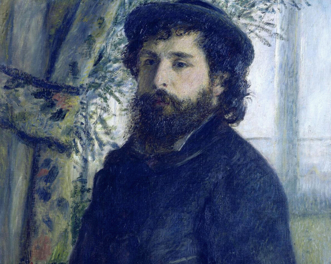 1 (Огюст Ренуар). Портрет Клода Моне. 1875. https://upload.wikimedia.org/wikipedia/commons/a/ac/Клод_Моне.jpg