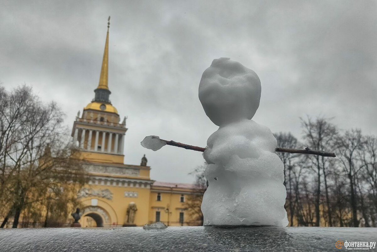 снег в санкт петербурге сегодня