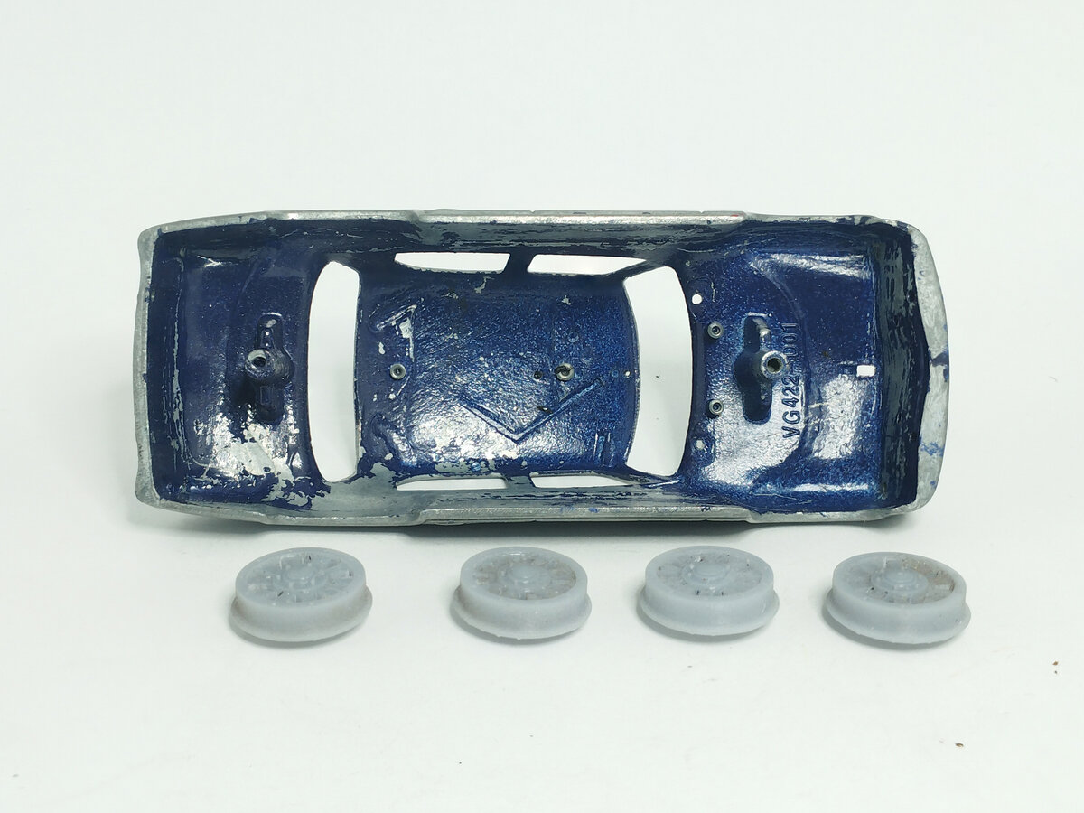 Рис. 2. Детали для создания модели автодрезины на базе ГАЗ-21 "Волга"