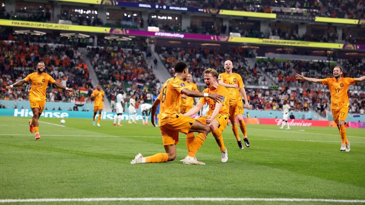    Футболисты сборной Нидерландов на чемпионате мира 2022 года в Катаре© пресс-служба сборной Нидерландов по футболу