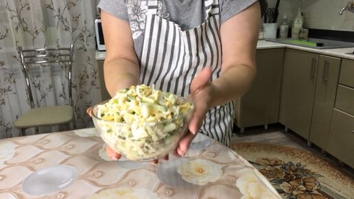 ПростойИвкусный салат На праздничный стол ИЗ КУРИНОЙ ГРУДКИ Не уступает на Новогоднем столе оливье