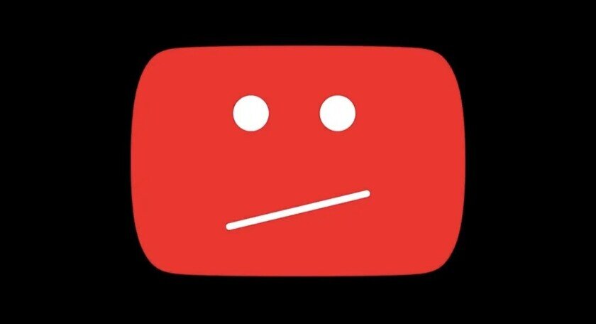    Так выглядит иконка YouTube, когда на платформе возникает ошибка. Фото: YouTube