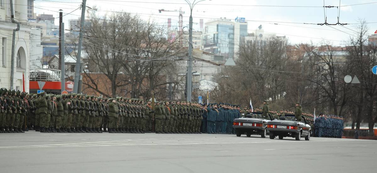 Фото с репетиции парада Андрея Абрамова