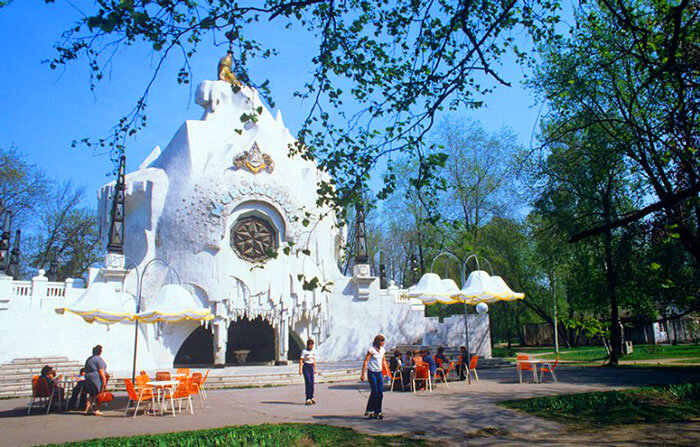 Павильон "Мороженое" на ВДНХ 1954 года постройки