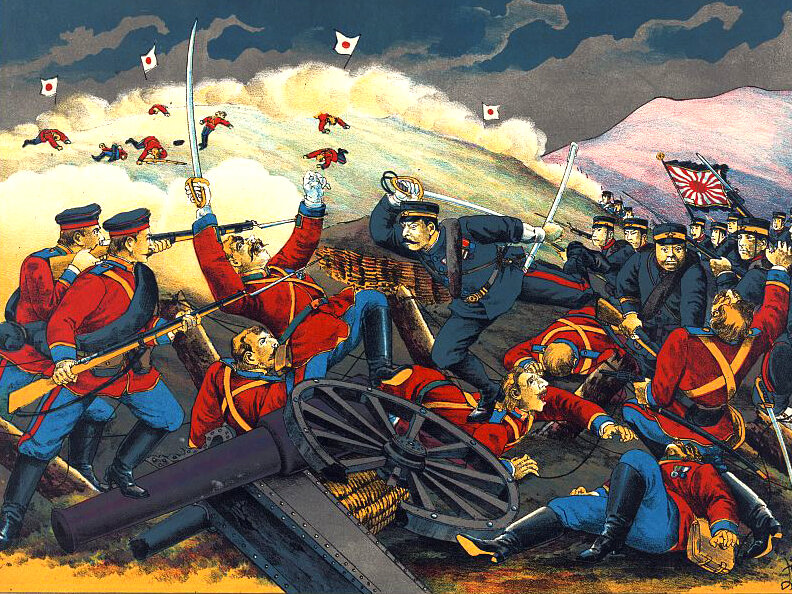 Плакат периода русско-японской войны