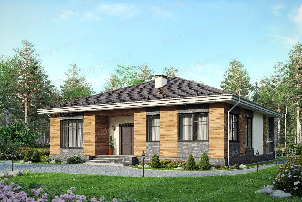 Внешний вид дома. Изображение с сайта https://catalog-plans.ru