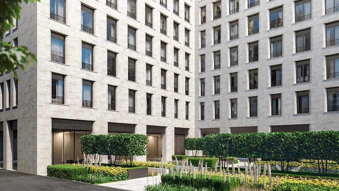 Фасад клубного дома «Цвет32»