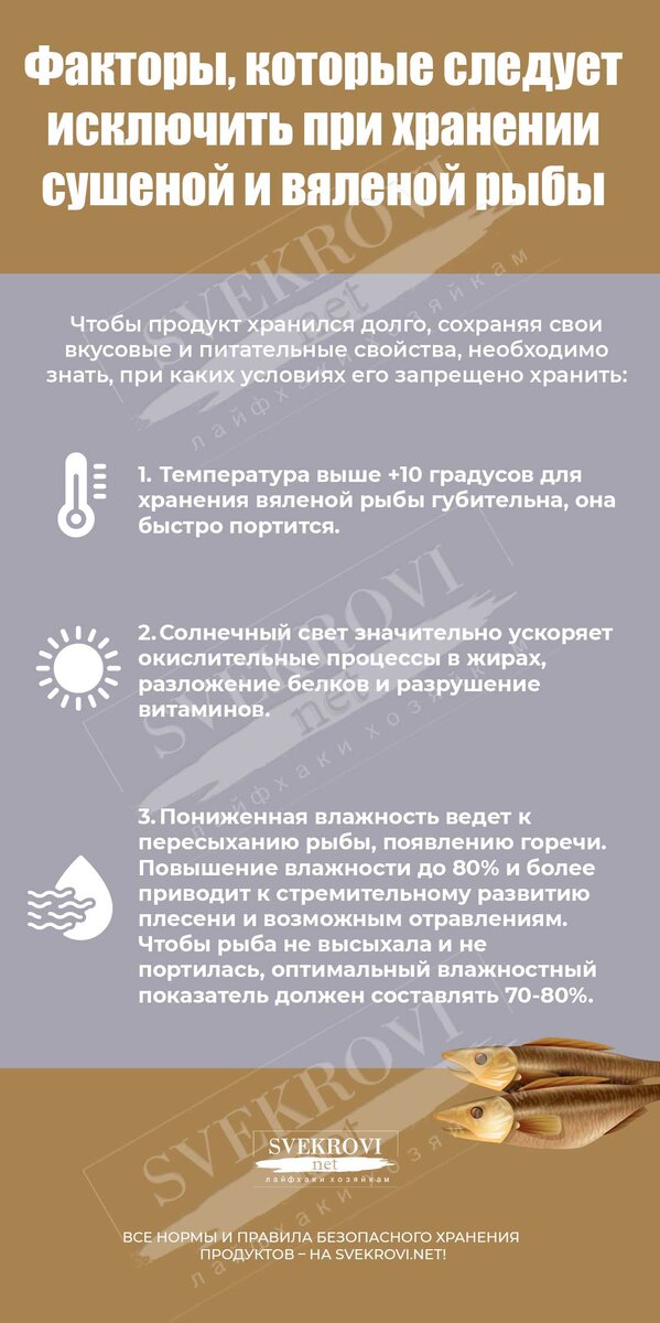 Негативные условия хранения