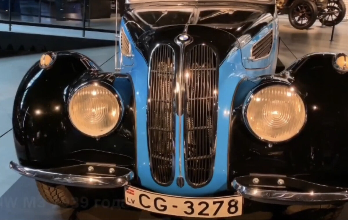Смущает размер ноздрей? Вот вам BMW M3 1938 года 😉