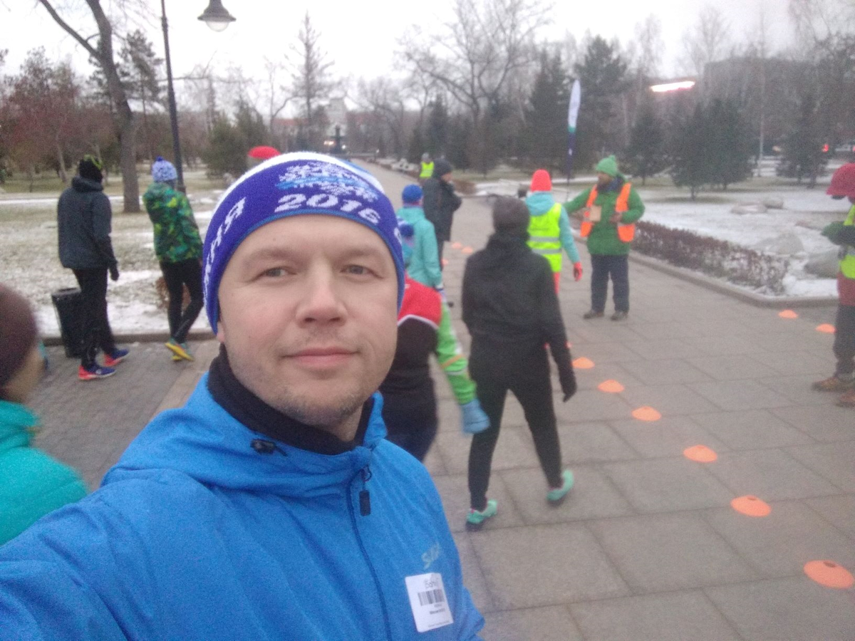 Селфи накануне старта