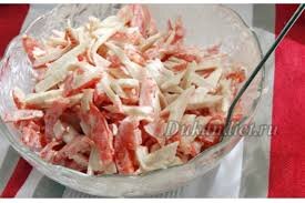 Салат Красное море.